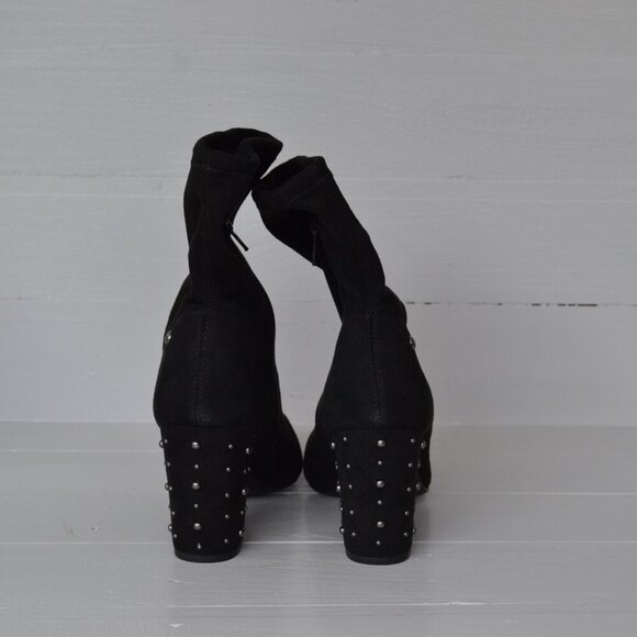 Simply Vera Vera Wang Dallas Studded Ankle Boots Booties Black Women's 7.5 NWB - Picture 5 of 10